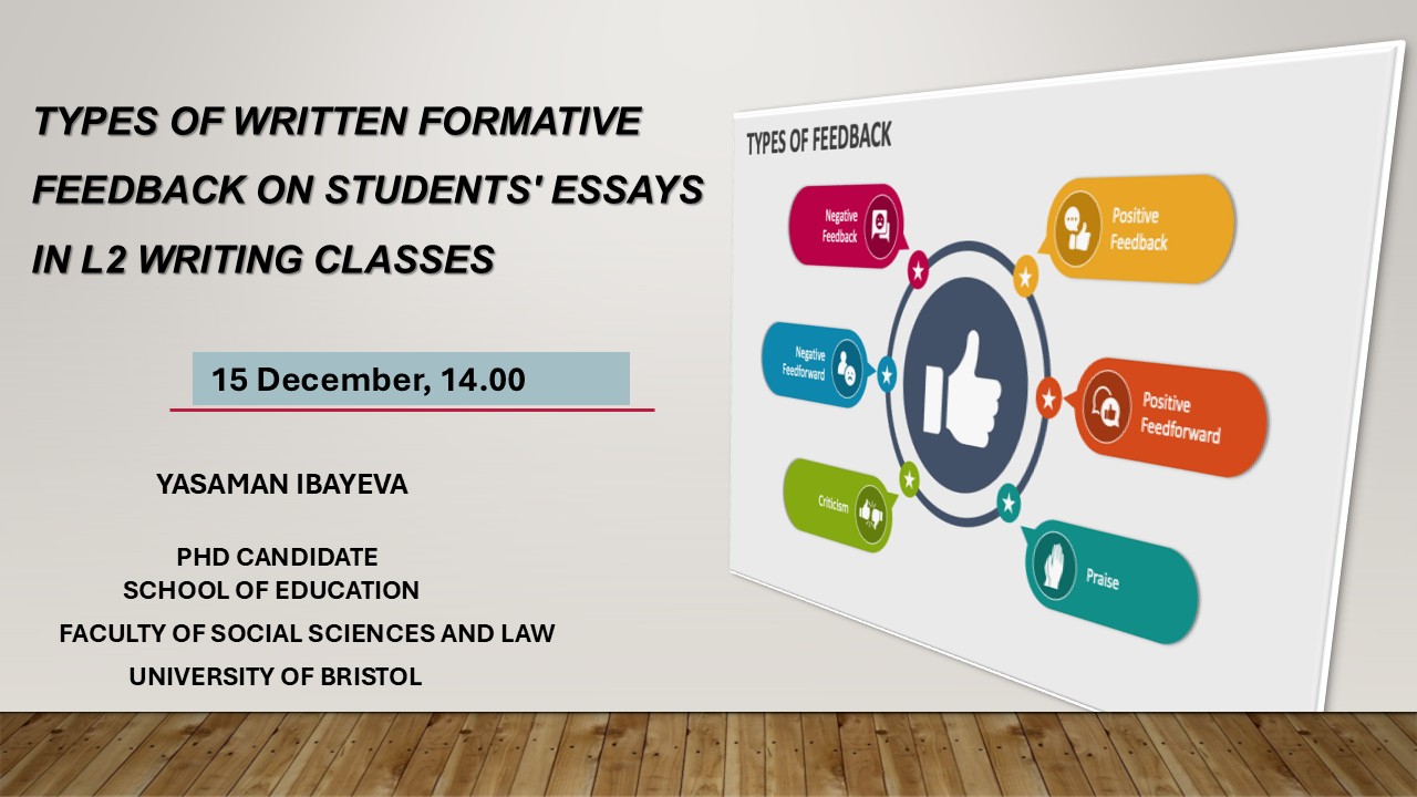 Seminar to be Held by Doctoral Student Studying at University of Bristol under State Program